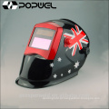 Solar Auto Darkening soldagem capacete com pintura de arte